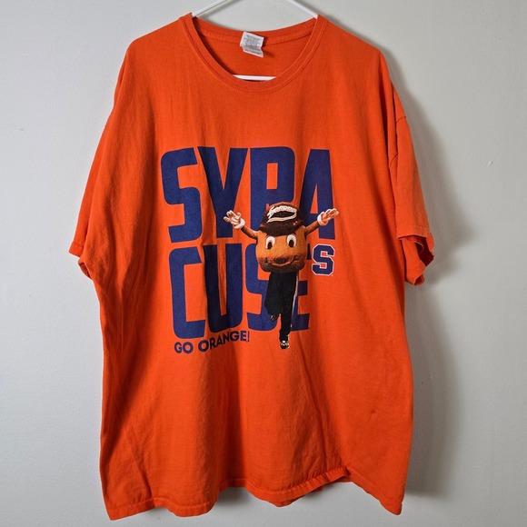 Gildan Other - Syracuse Orange Shirt Otto Mascot Mens 2XL Short Sleeve